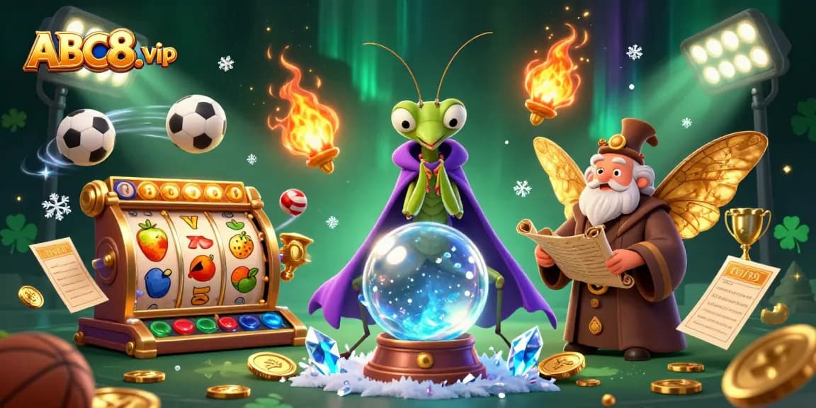 Experience thrilling jackpots and gaming excitement at ABC8. vip with vibrant characters and dynamic gaming elements.