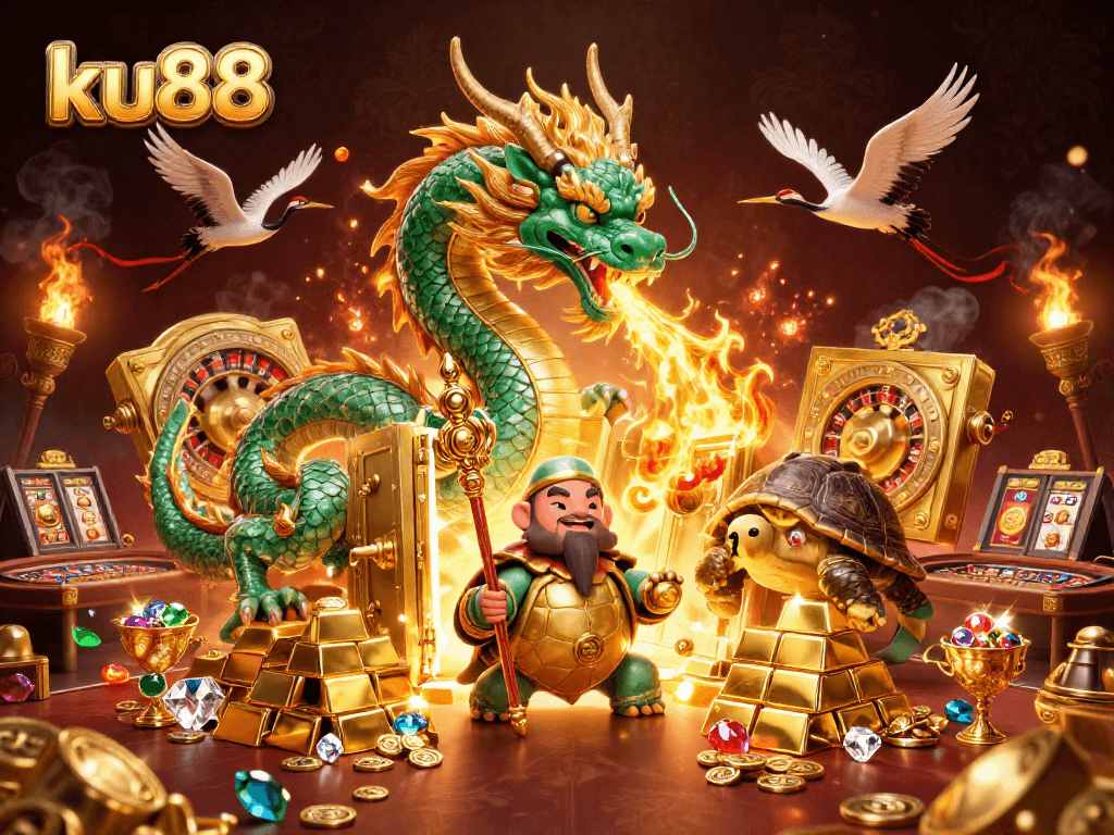 ku88 dragons ignite winning excitement at the casino with vibrant treasures and rich visuals