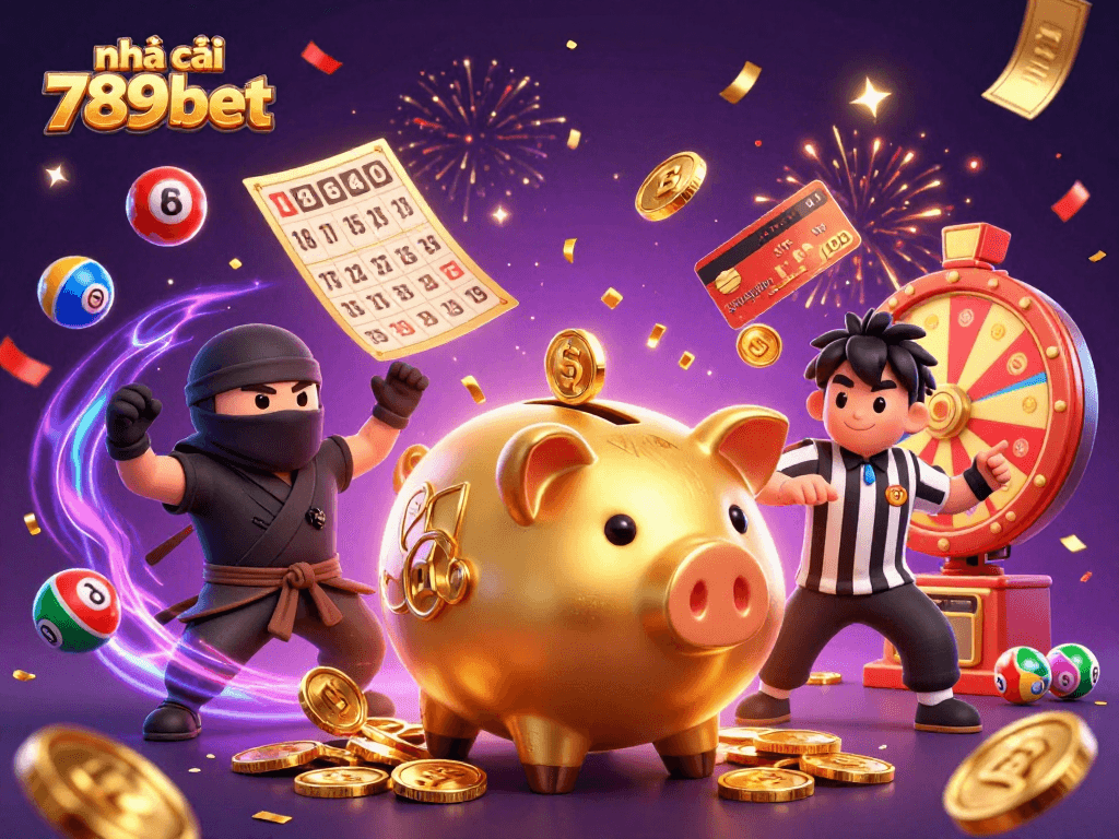 Engage with the dynamic spirit of nhà cái 789bet in this vibrant casino scene featuring unique characters and exciting games.