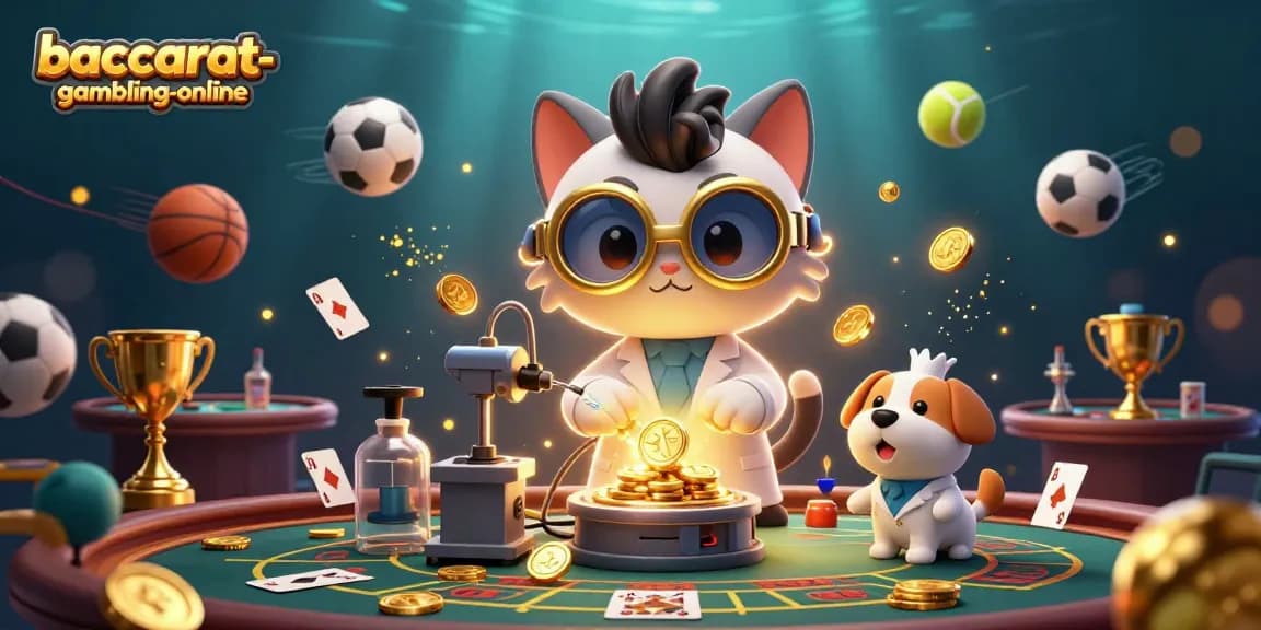 Engage in thrilling baccarat action with baccarat-gambling-online in a vibrant casino environment.