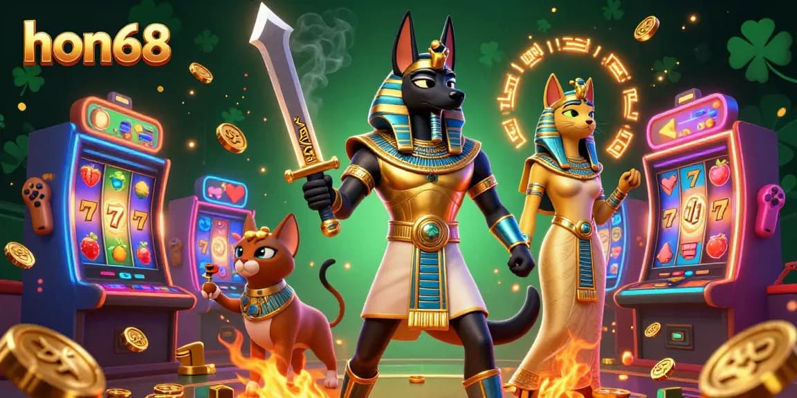 Experience bountiful wins with hon68's vibrant slot machines featuring ancient Egyptian themes.