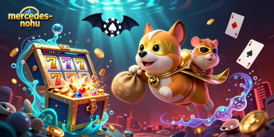 Engage with mercedes-nohu in this dynamic casino adventure featuring lively characters and vibrant symbols.