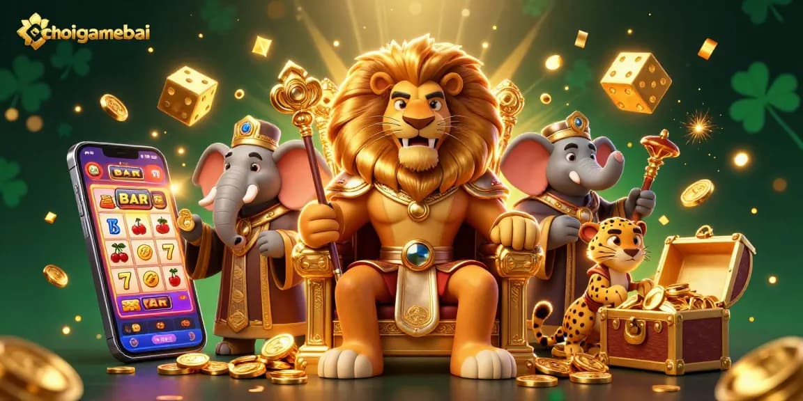 Engage with choigamebai's exciting gaming scene, featuring cartoon adventures in a vibrant casino world.