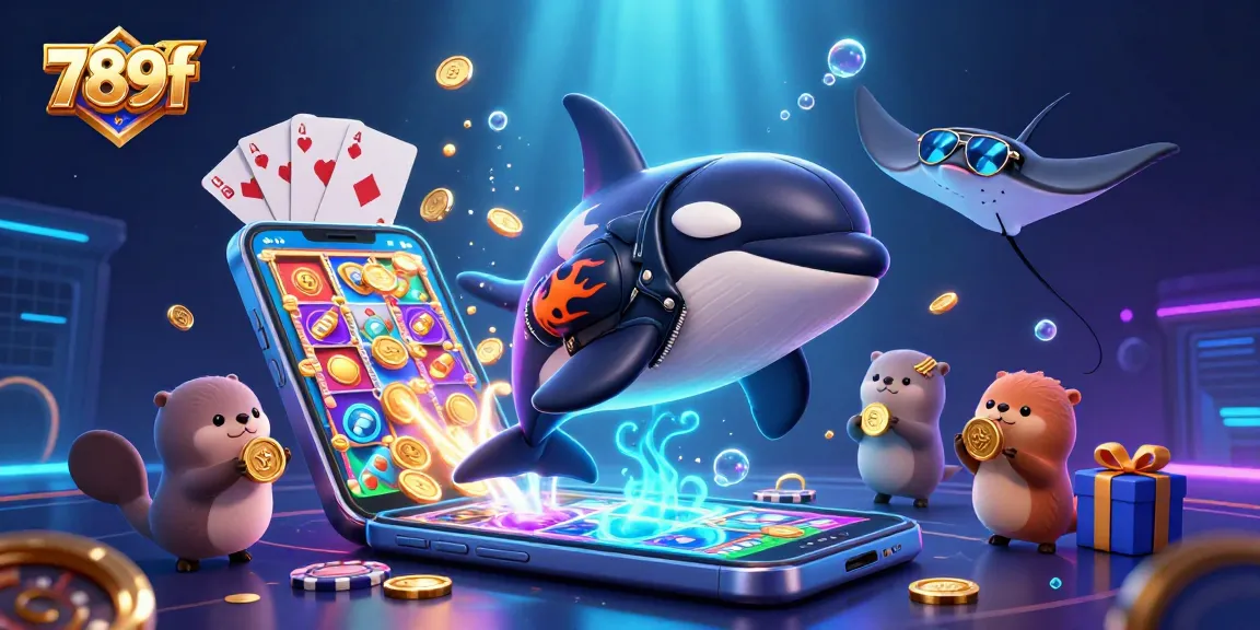 Experience thrilling gambling action with 789f in a vibrant underwater casino scene.