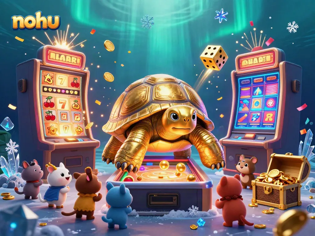 Experience thrilling wins at nohu with a dynamic illustration of a jackpot celebration.