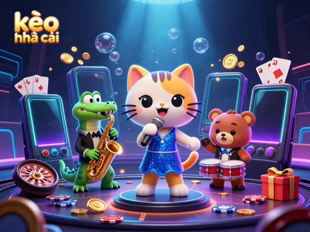 Experience thrilling kèo nhà cái action in a vibrant 3D cartoon casino world.