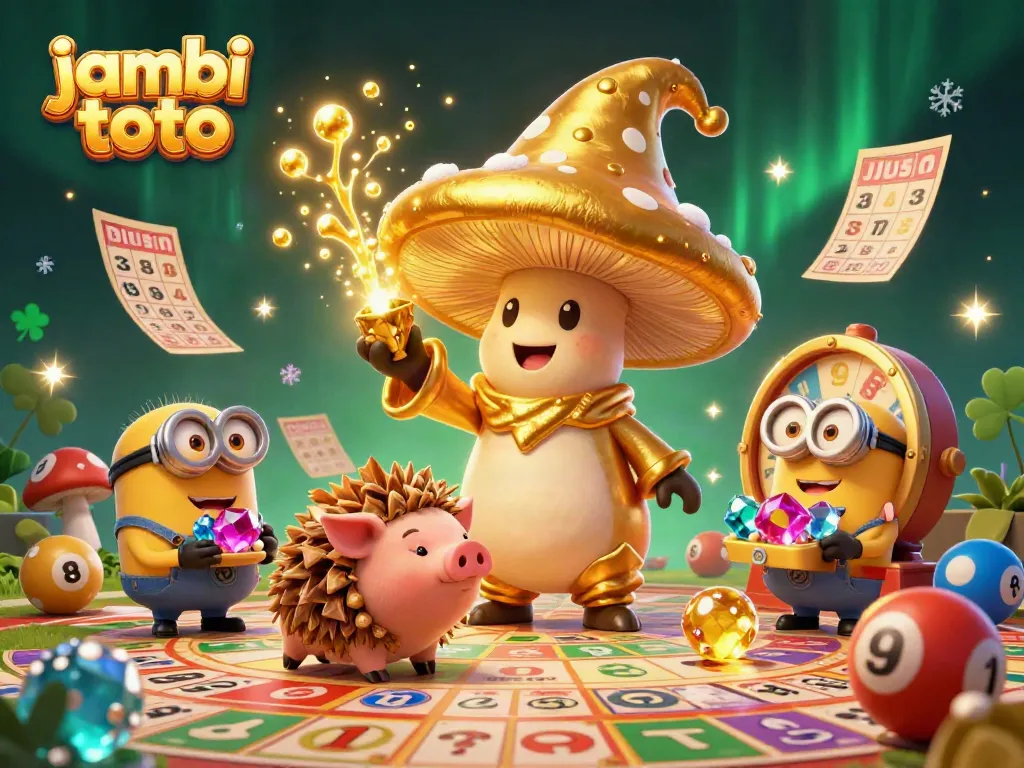 Engage with jambi toto's magical lottery scene featuring vibrant characters and dynamic game elements.