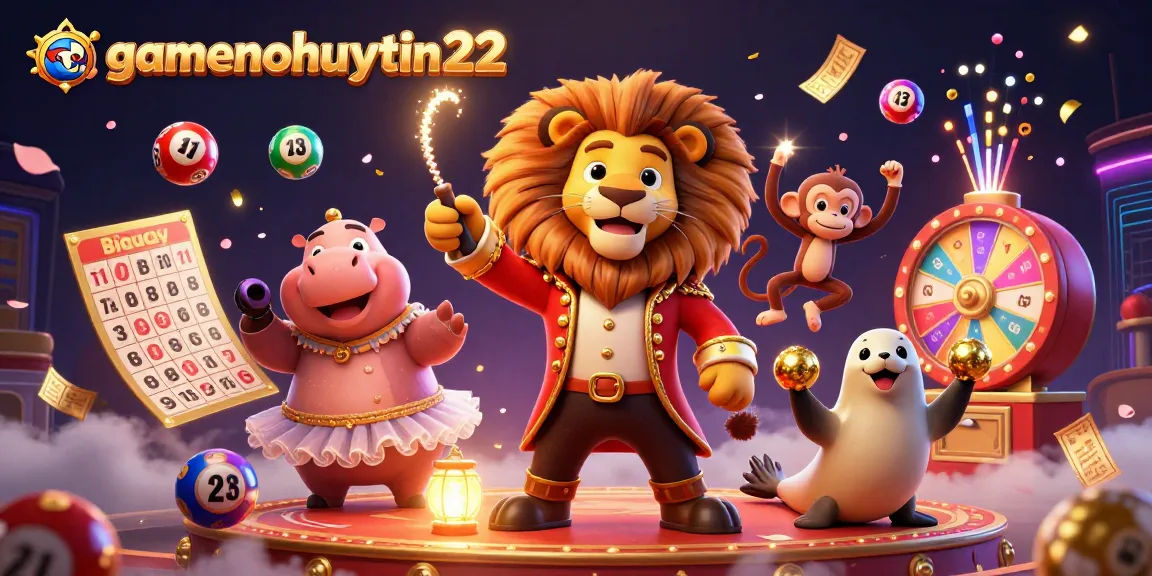 Engage with gamenohuuytin22 in dynamic Pai Gow casino action featuring colorful, lively characters.