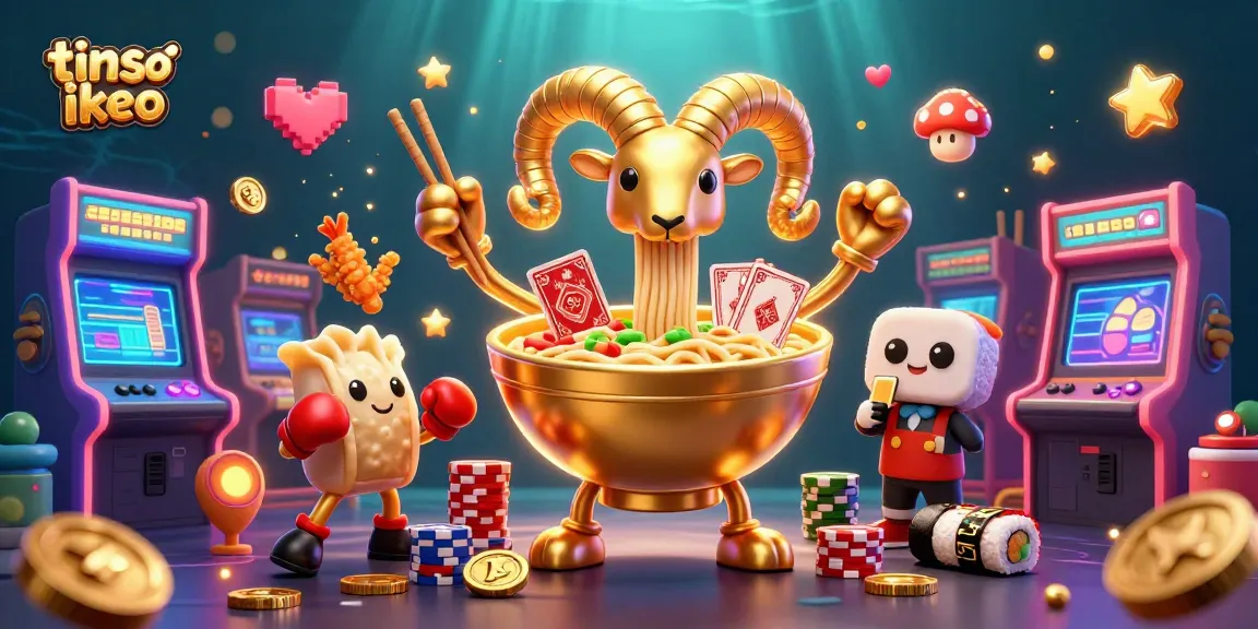 Experience thrilling betting with tinsoikeo's unique gambling characters amidst vibrant casino elements.