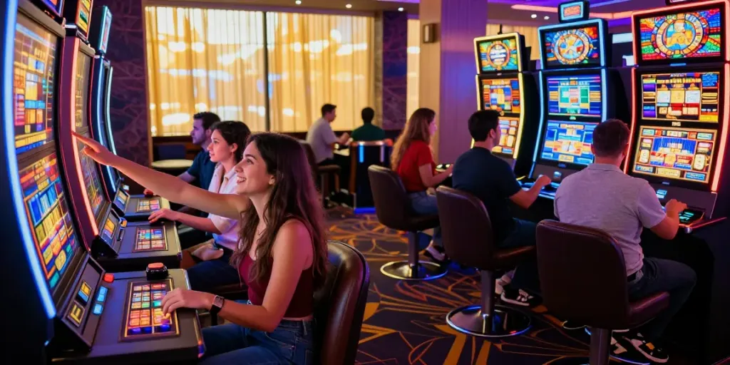 Engaged players enjoying their time at credit card casinos UK, highlighting entertainment and excitement.