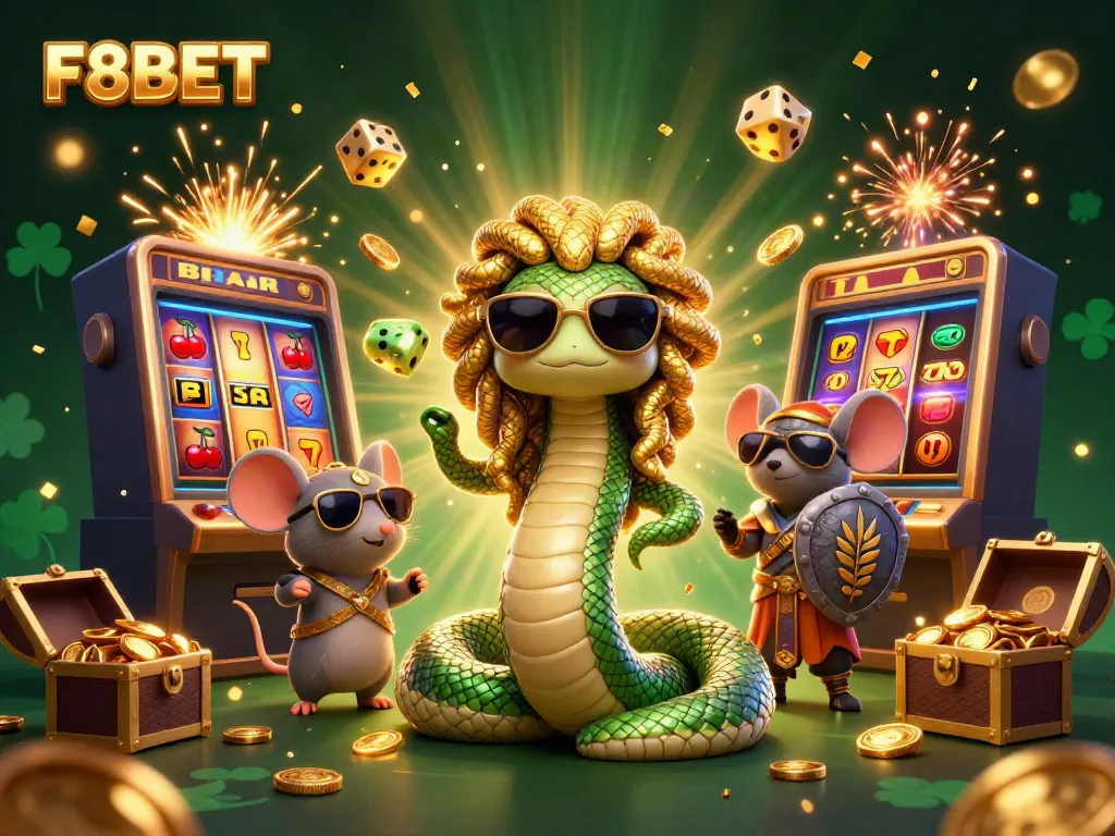 Play slots and win huge jackpots at F8BET with exciting 3D illustrations capturing casino fun!