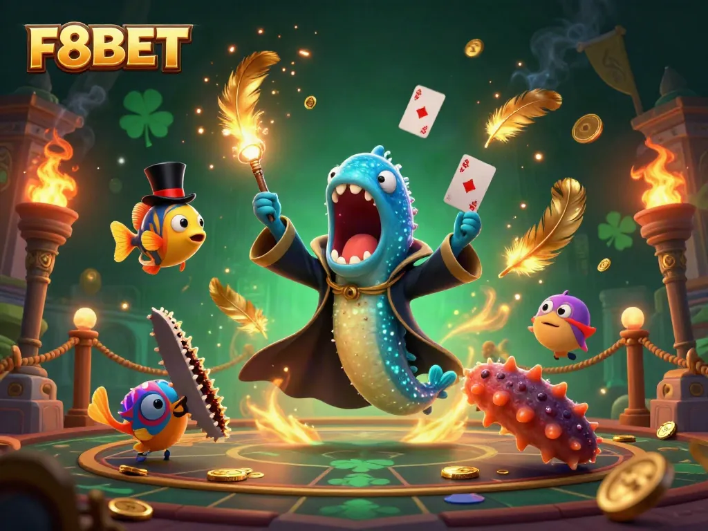Experience the thrilling magic of F8BET with vibrant characters and casino action!