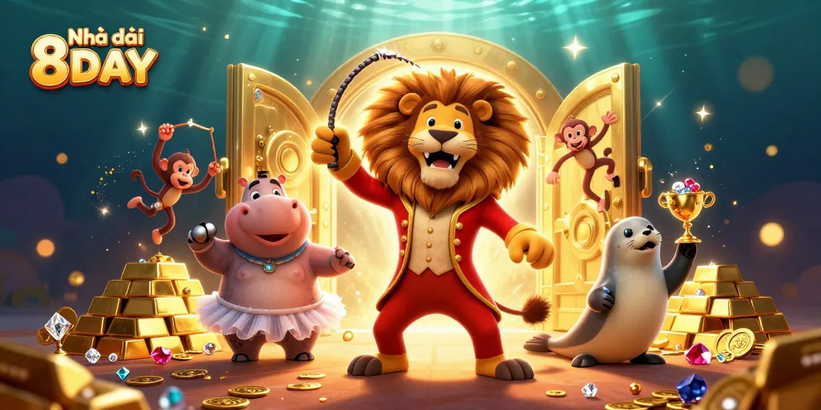 Engage in thrilling gaming adventures with Nhà cái 8DAY's vibrant online casino atmosphere.