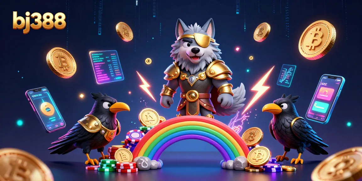 Engage with bj388's vibrant 3D casino scene filled with exciting betting elements.
