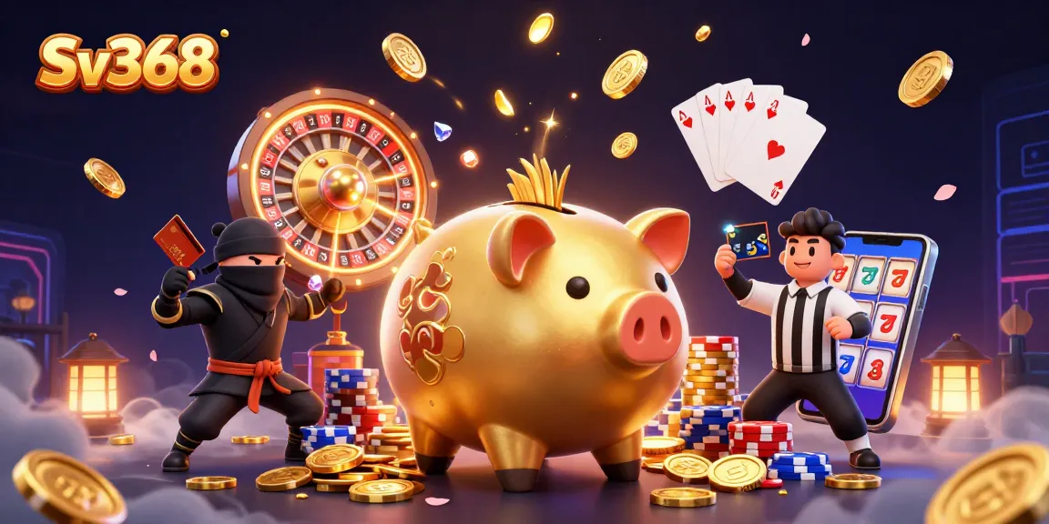 Win big at Sv368 with thrilling slots and casino action featuring dynamic characters.