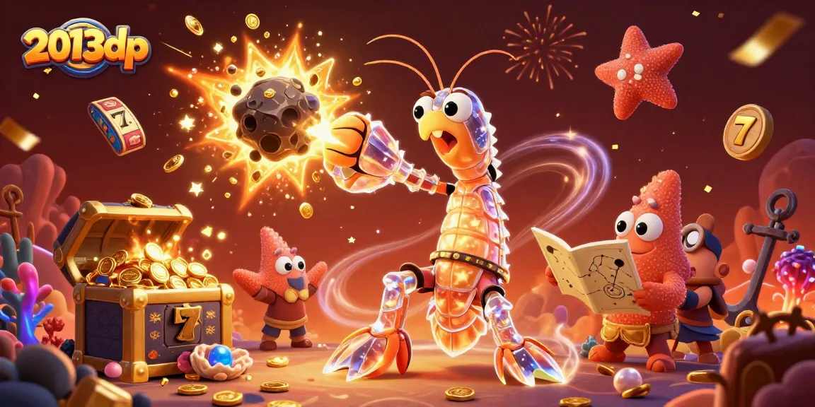 Experience thrilling wins with 2013dp's vibrant slot game illustration packed with excitement.