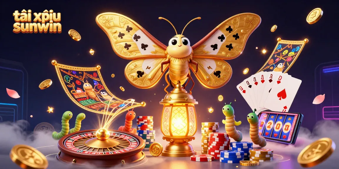 Win big with tài xỉu sunwin, showcasing a vibrant casino scene with animated elements.