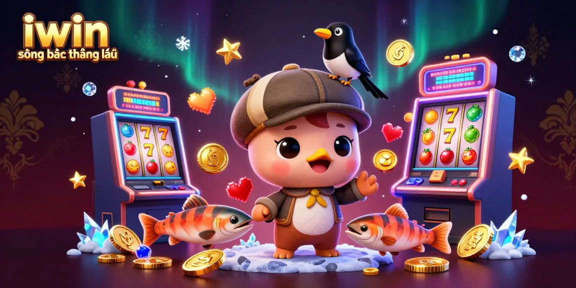 Engage with the exciting world of iwin sòng bạc thượng lưu featuring vibrant slot machines and playful characters.