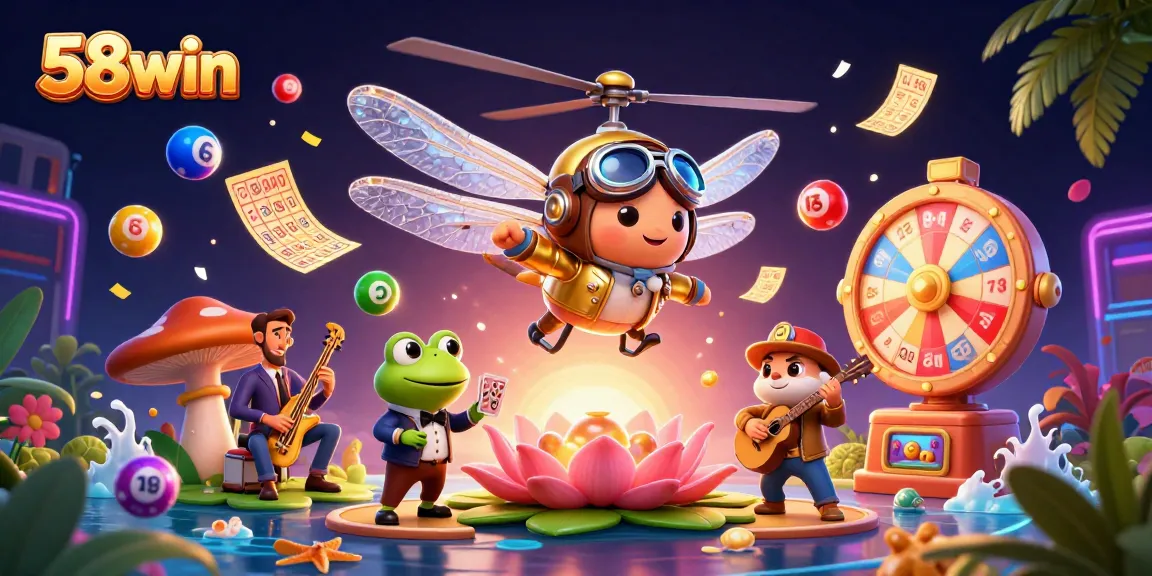 Spin and win at 58win with thrilling gaming adventures in a vibrant casino scene.