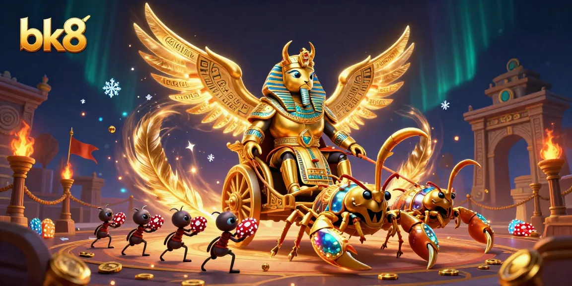 Experience thrilling gameplay at bk8 with glowing hieroglyphs and adventurous characters