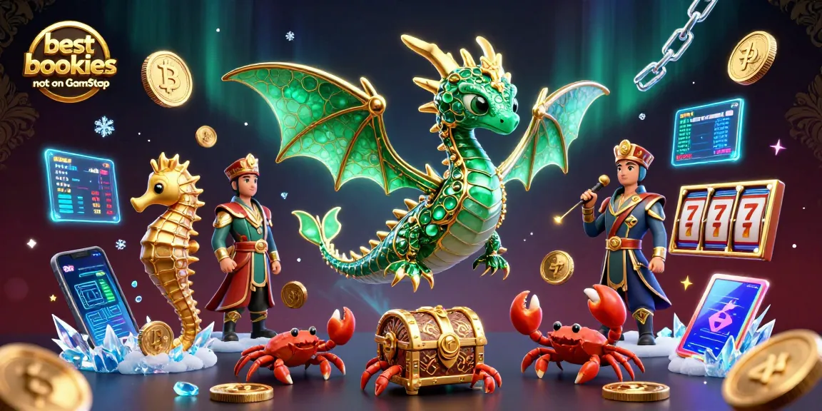 Experience the thrilling visuals of the best bookies not on GamStop with crypto features and vibrant casino elements.